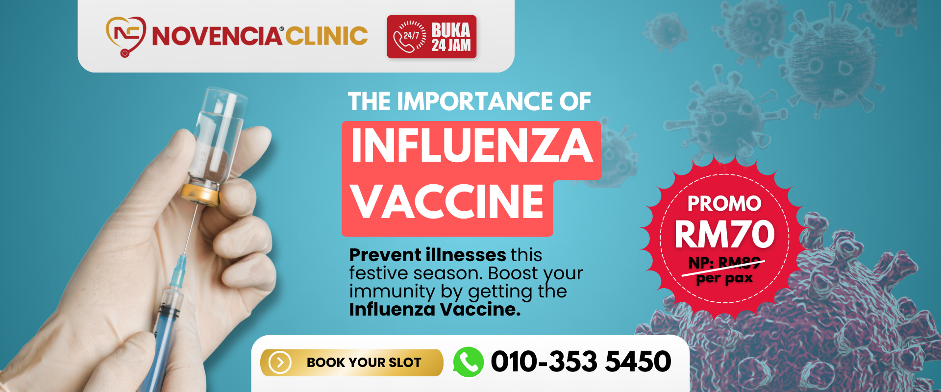 Influenza banner